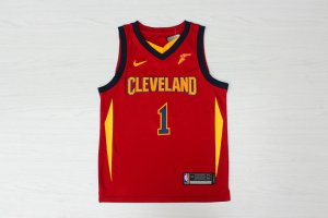 Maillot De Basket Cleveland Cavaliers Derrick Rose 1 Nike Youth Edition Children Clothing Presse Chaud